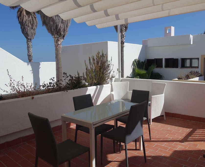terrace on apartment level