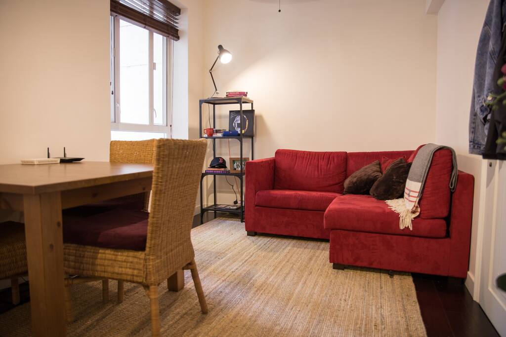Chic and warm living area