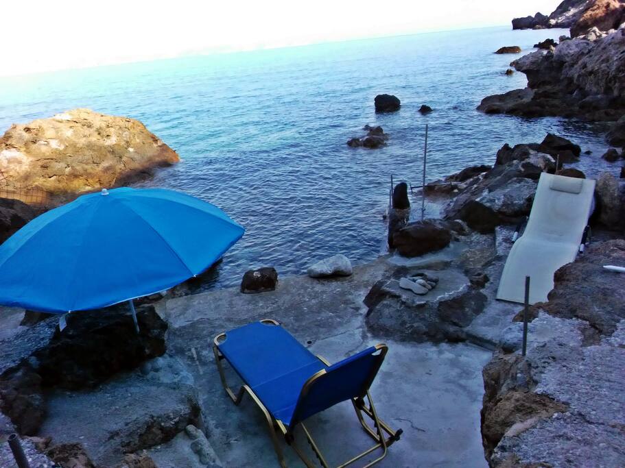 private spot to swim