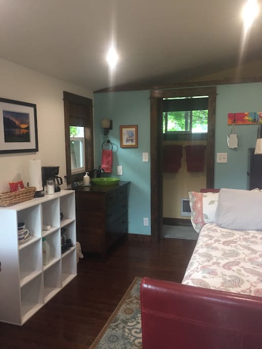 view from the front door