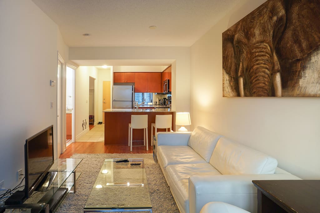 “We were very happy with the location and the attentive help of Ela. Great location near subways. Everything you need is nearby. We loved having a kitchen and balcony for take-out food and wine. It was great...looking fwd. to another visit when we get away” - Bruce