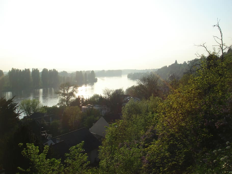 Vue de la maison sur la boucle de la seine.
