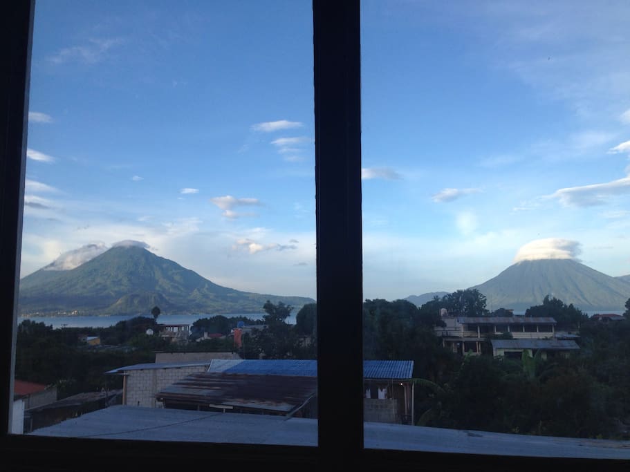 The view from the bedroom