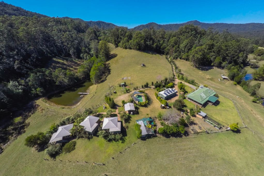 Birds Eye View of the Property