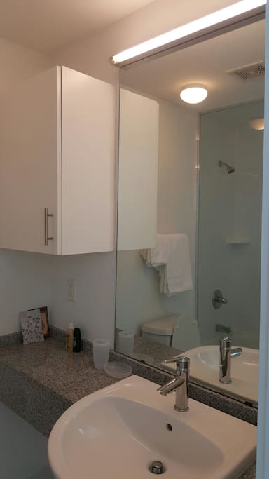 Clean and modern bathroom