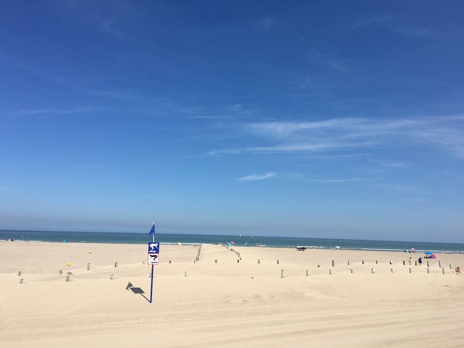 Vue de la plage de Malo