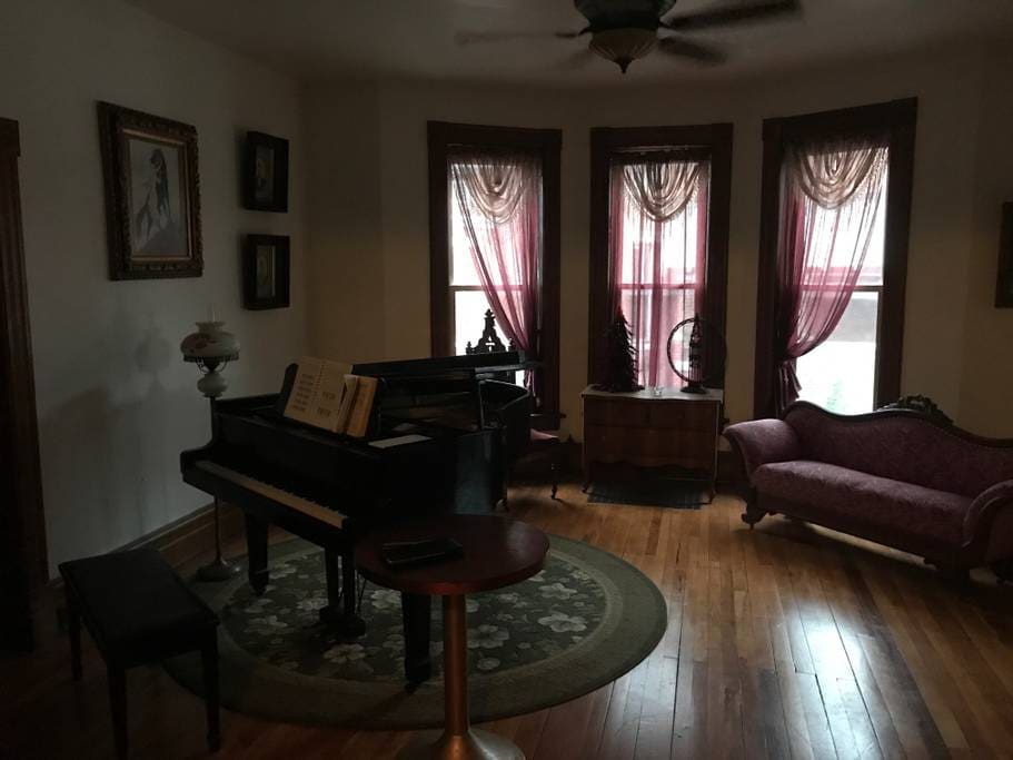 Step back in time and enjoy the people that you are with in our unique setting that was once the parsonage that was built in 1875.
