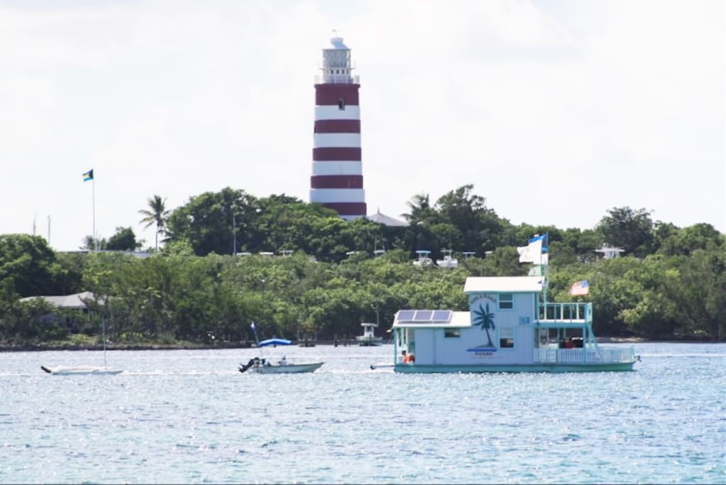 Located just yards from the famous Hope Town Lighthouse
