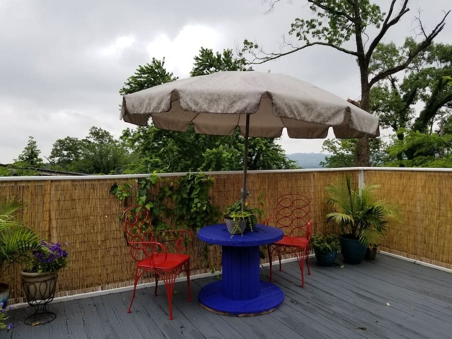 Bistro outdoor nook.