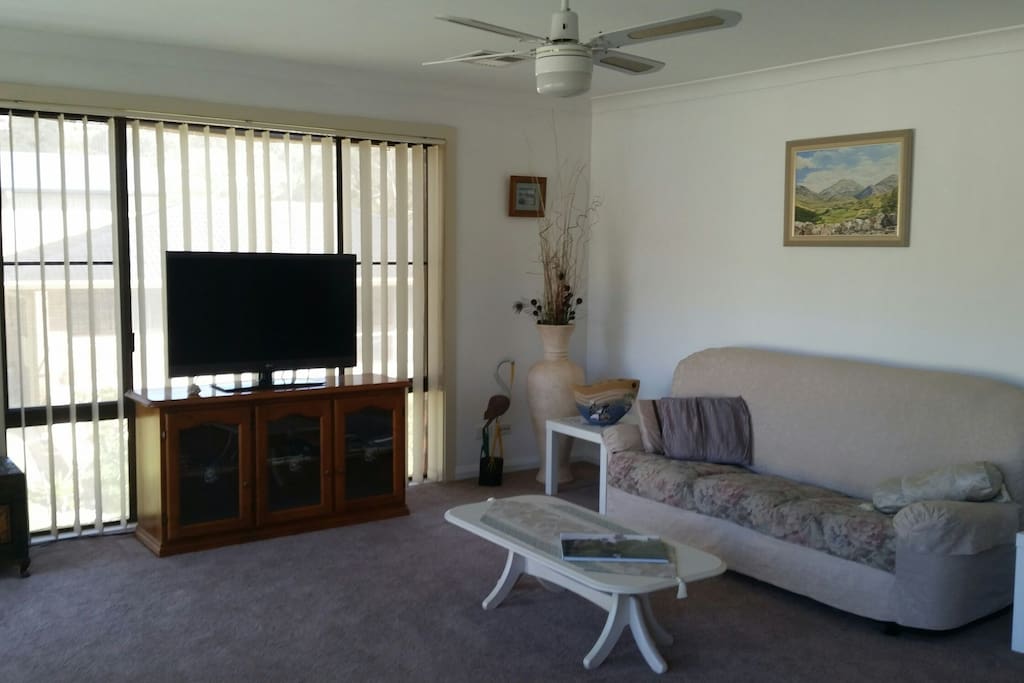 Our bright and large living area