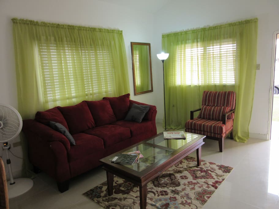 This is a nice living room.