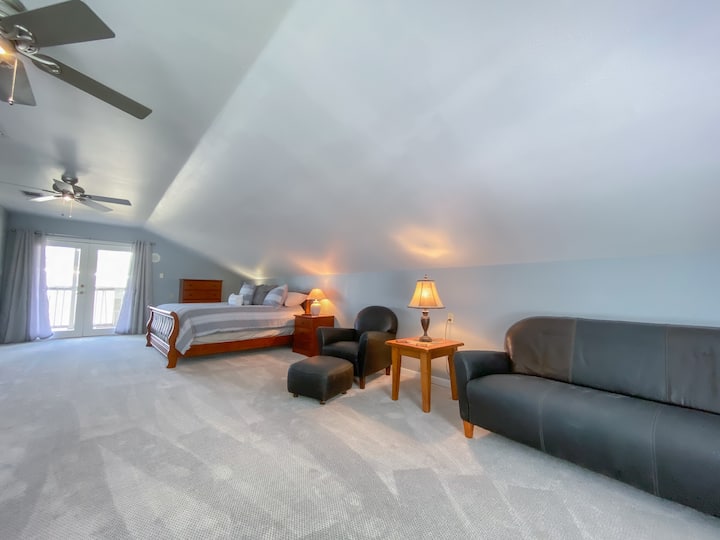 Bedroom 2 with its own place to relax