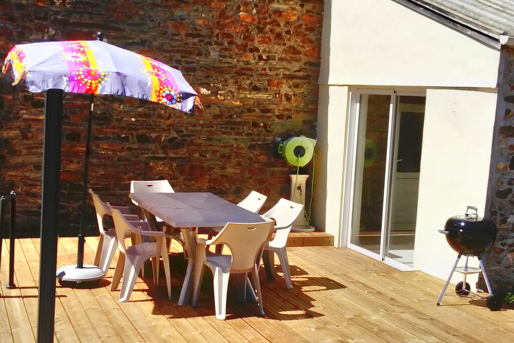 Terrasse côté jardin