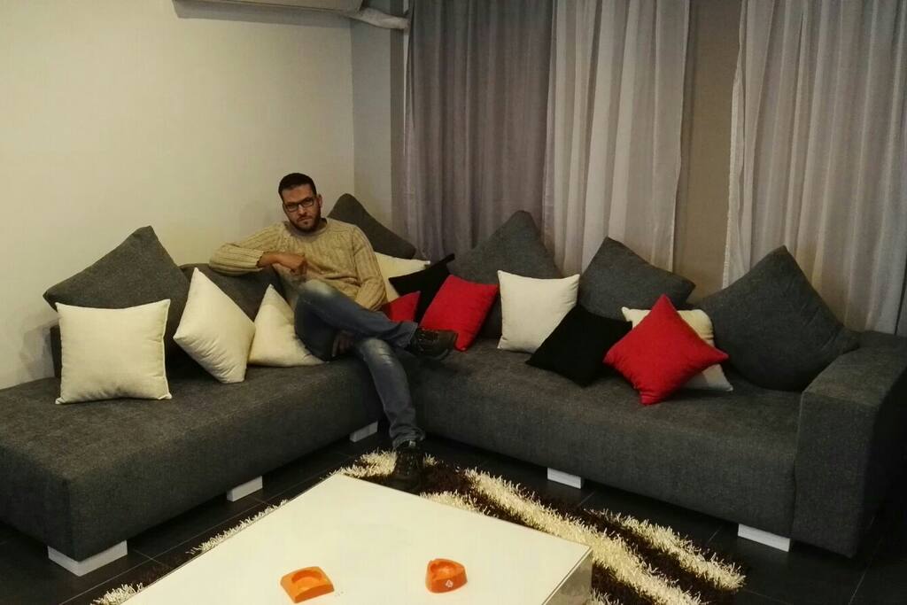 Second living room with 60 inch TV