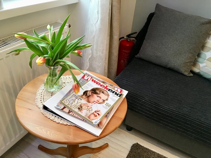 V apartmáne budú k dispozícii knihy a nejaké ľahké čítanie. 