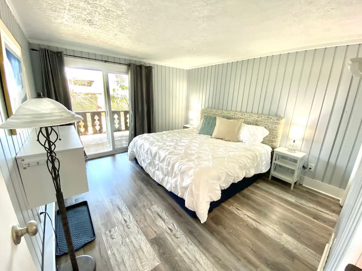 First floor king bed