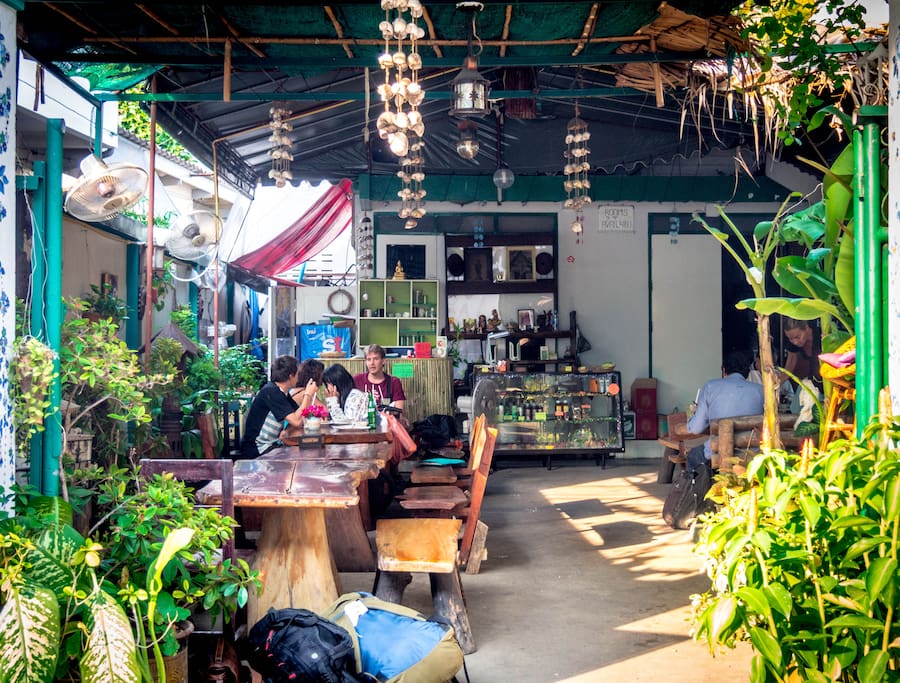 Green garden restaurant, garden style
