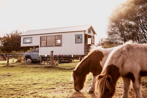 Popular Airbnb listing: Torquay Farm Stay Blue Studio Truck in Surf Coast Shire