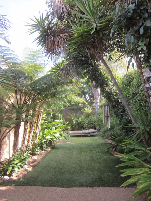 Sunning Areas w/ Double Lounge Chair. Umbrella & Two Single Loungers also available.