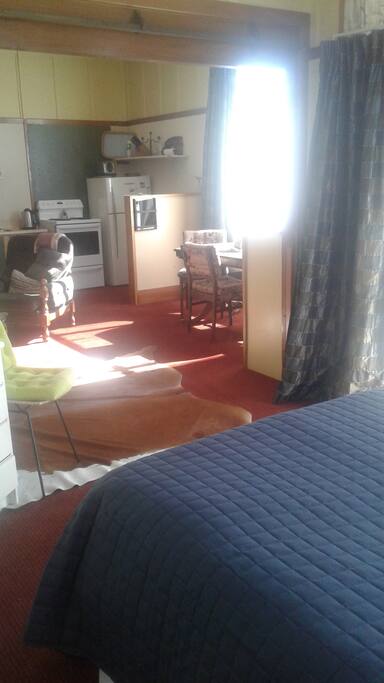 View if kitchen and dining area