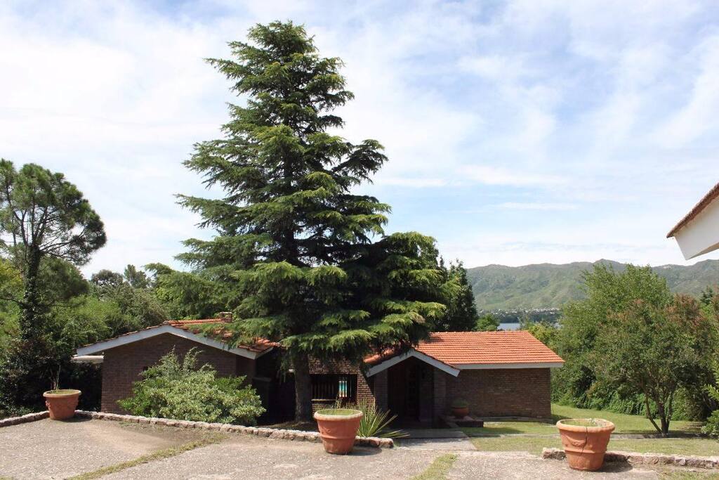 Vista de la entrada de la casa