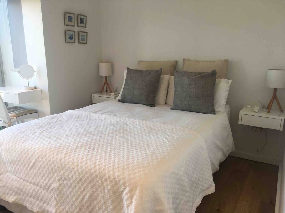 Bedroom with vanity table
