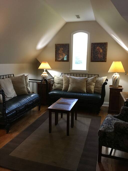 Upstairs living area