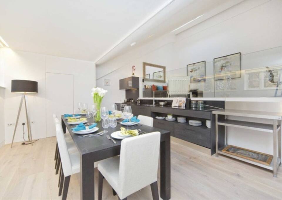 Kitchen and Dining Area