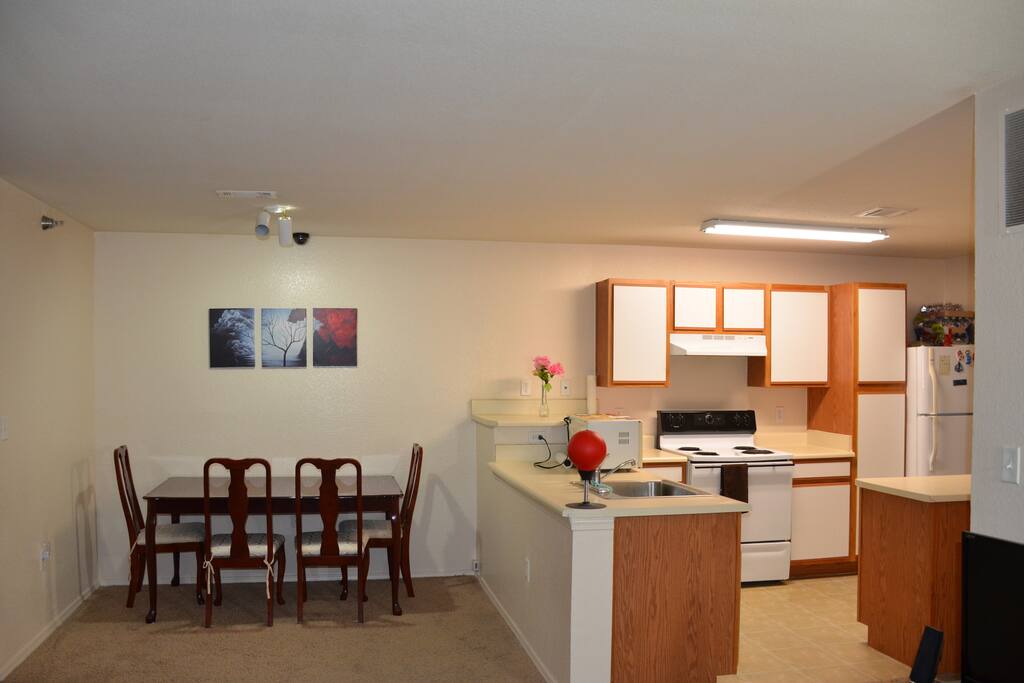 Dining and Kitchen area