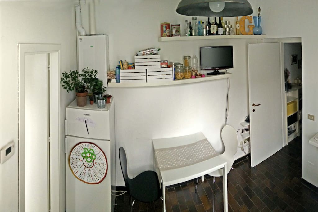 living / cucina
