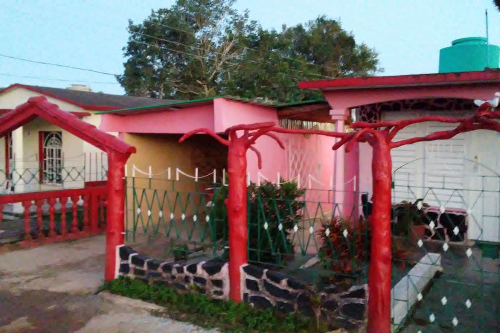 frente de la casa