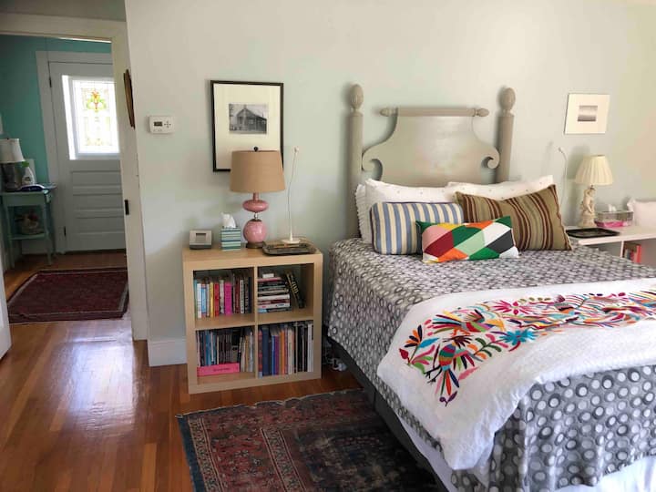 You have arrived at more than a bedroom…a book lovers retreat.