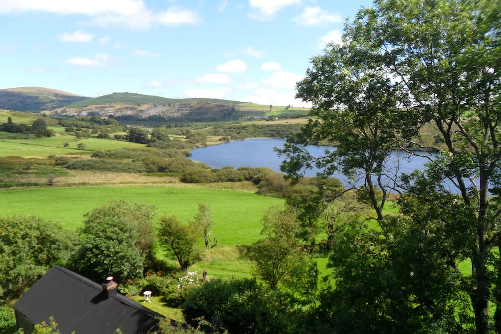 Cottage roof here -shows view