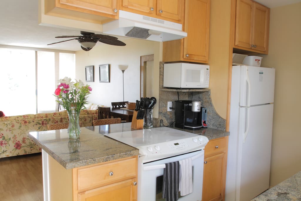 Well stocked kitchen