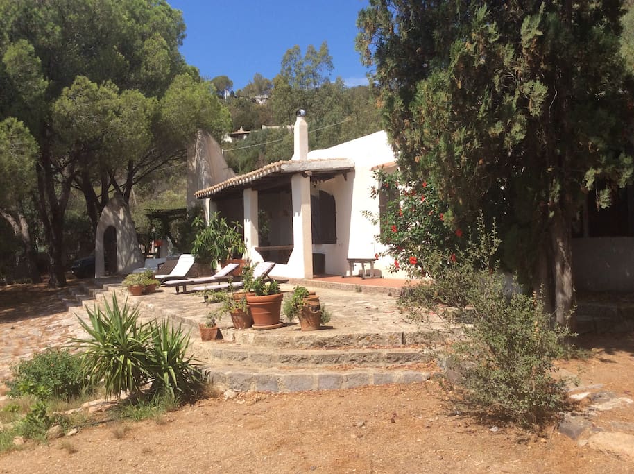 View of the villa