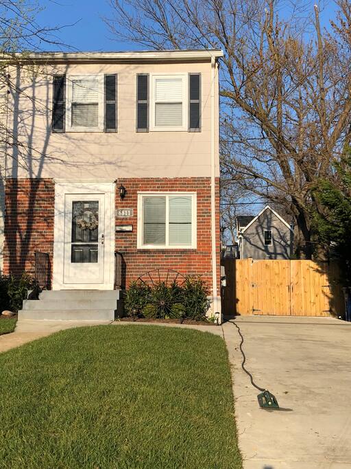 Front driveway