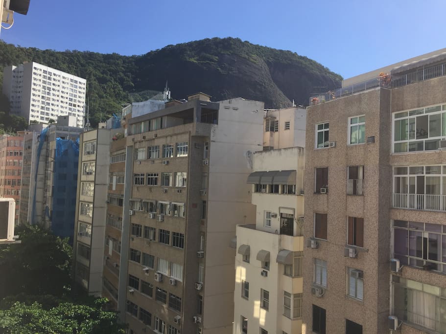 Vista da janela do quarto principal
