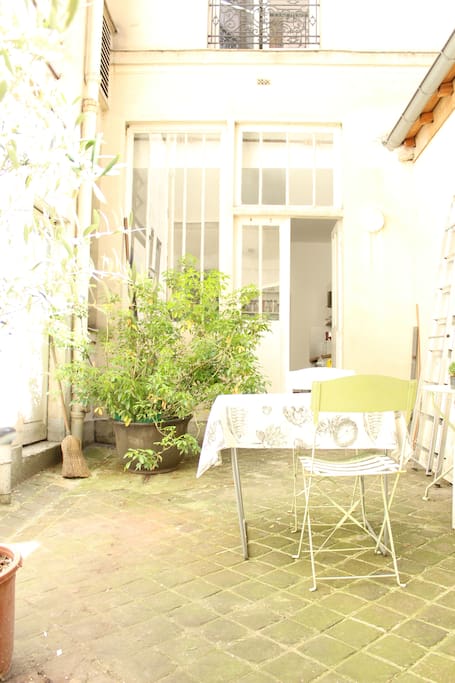 private courtyard
