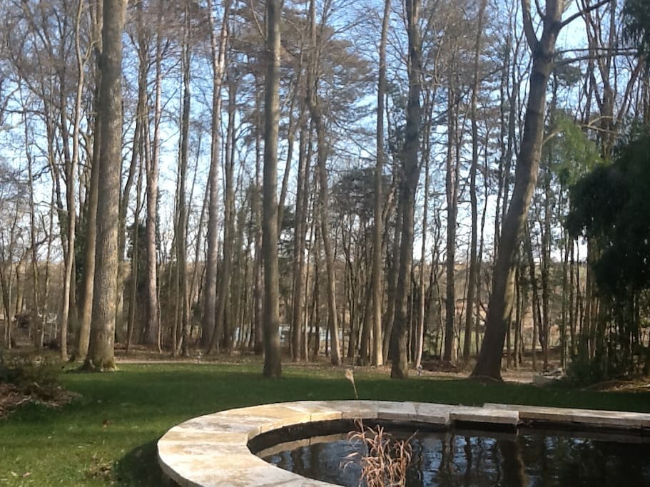 Parc paysager avec bassins d agrément