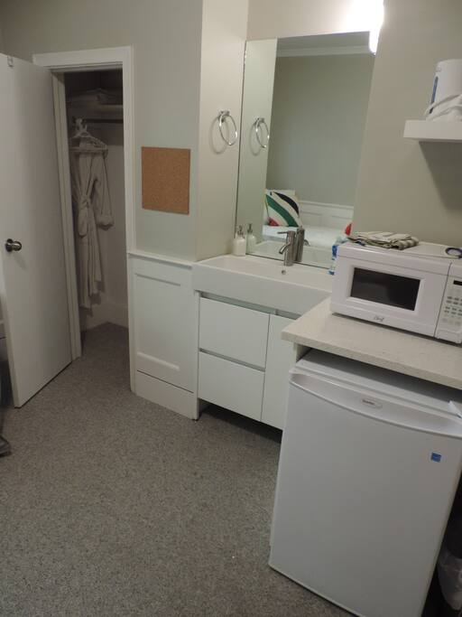 Private sink and good size closet