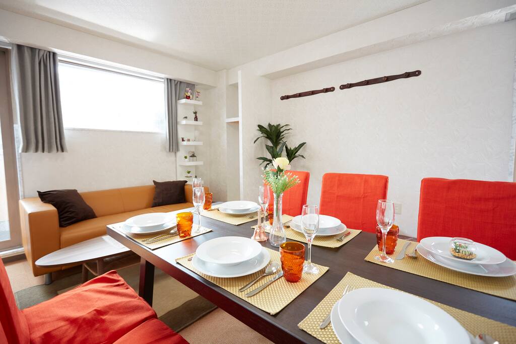 Living and dining room