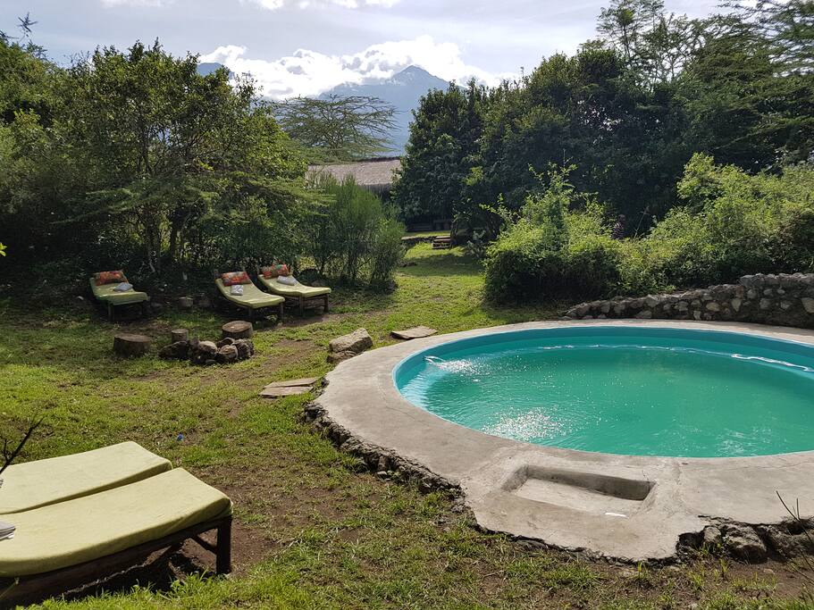 pool to relax, you can also get a massage