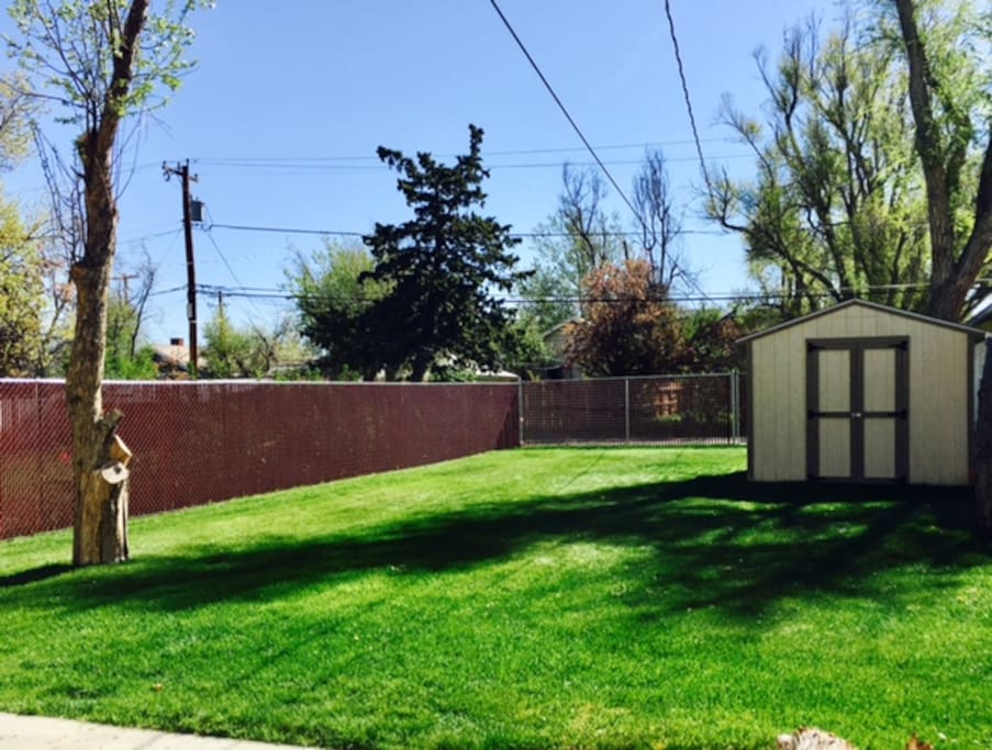 Back yard with great views of the Eclipse.