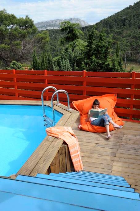 Piscine hors-sol sans vis à vis