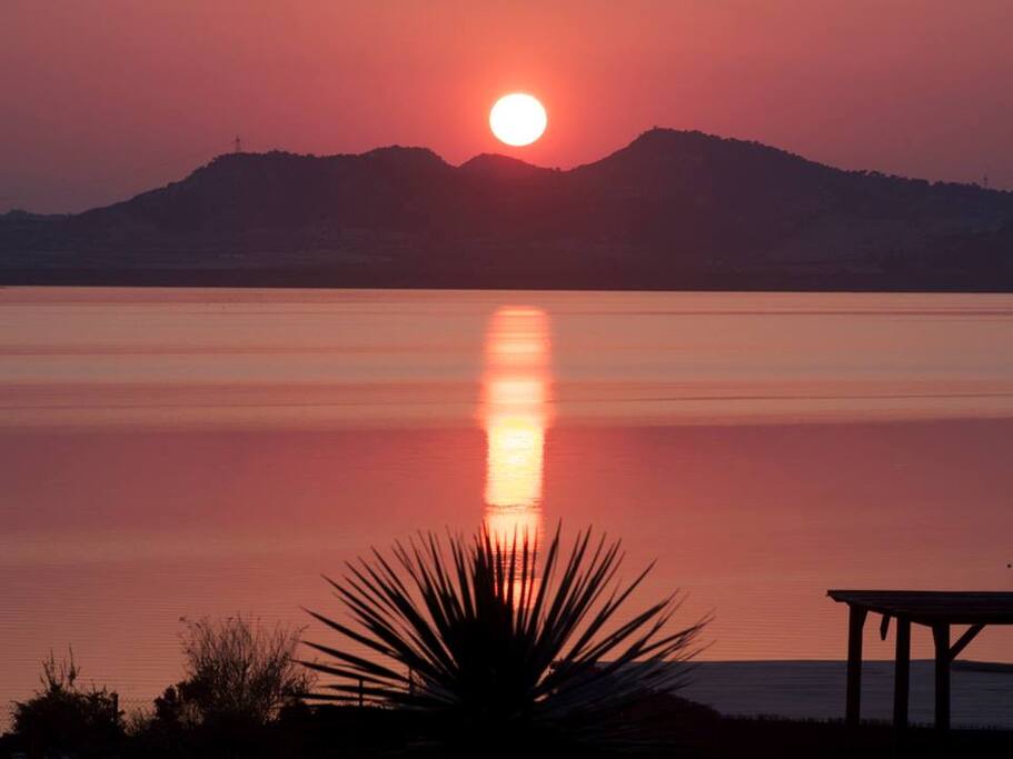 Changing sunsets every evening