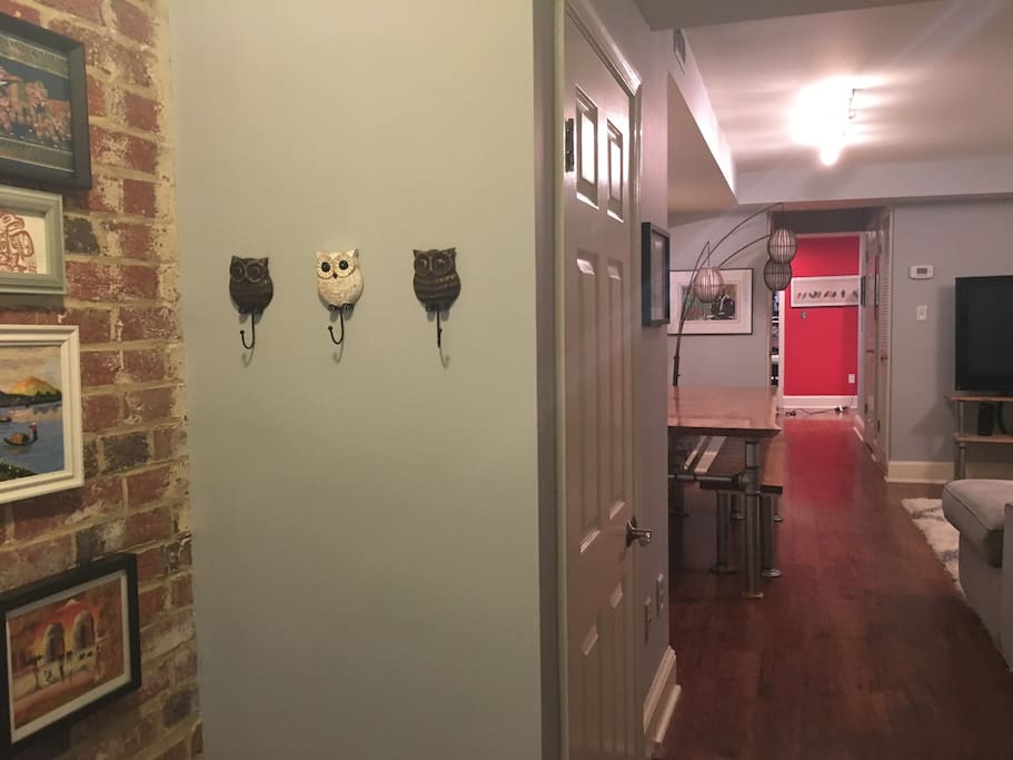 View from entry hallway