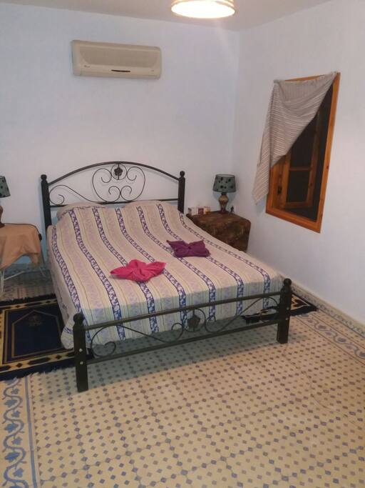 chambre double avec salle de bain