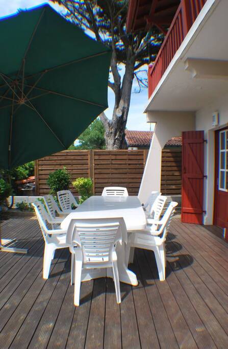 Terrasse façade Ouest