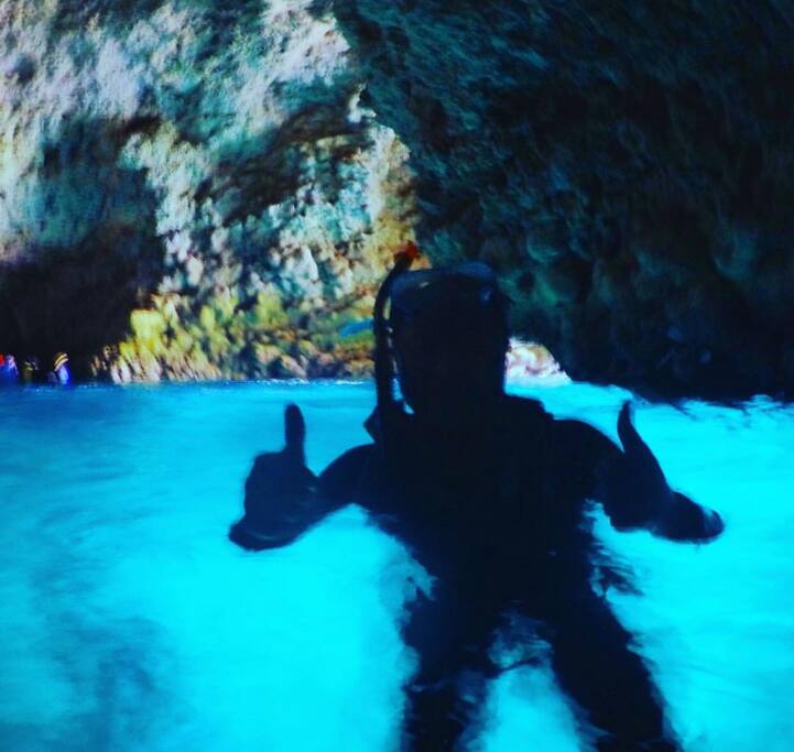 Blue cave