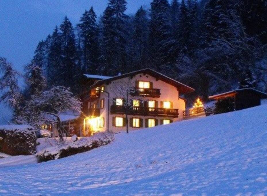 Unser Haus im Winter